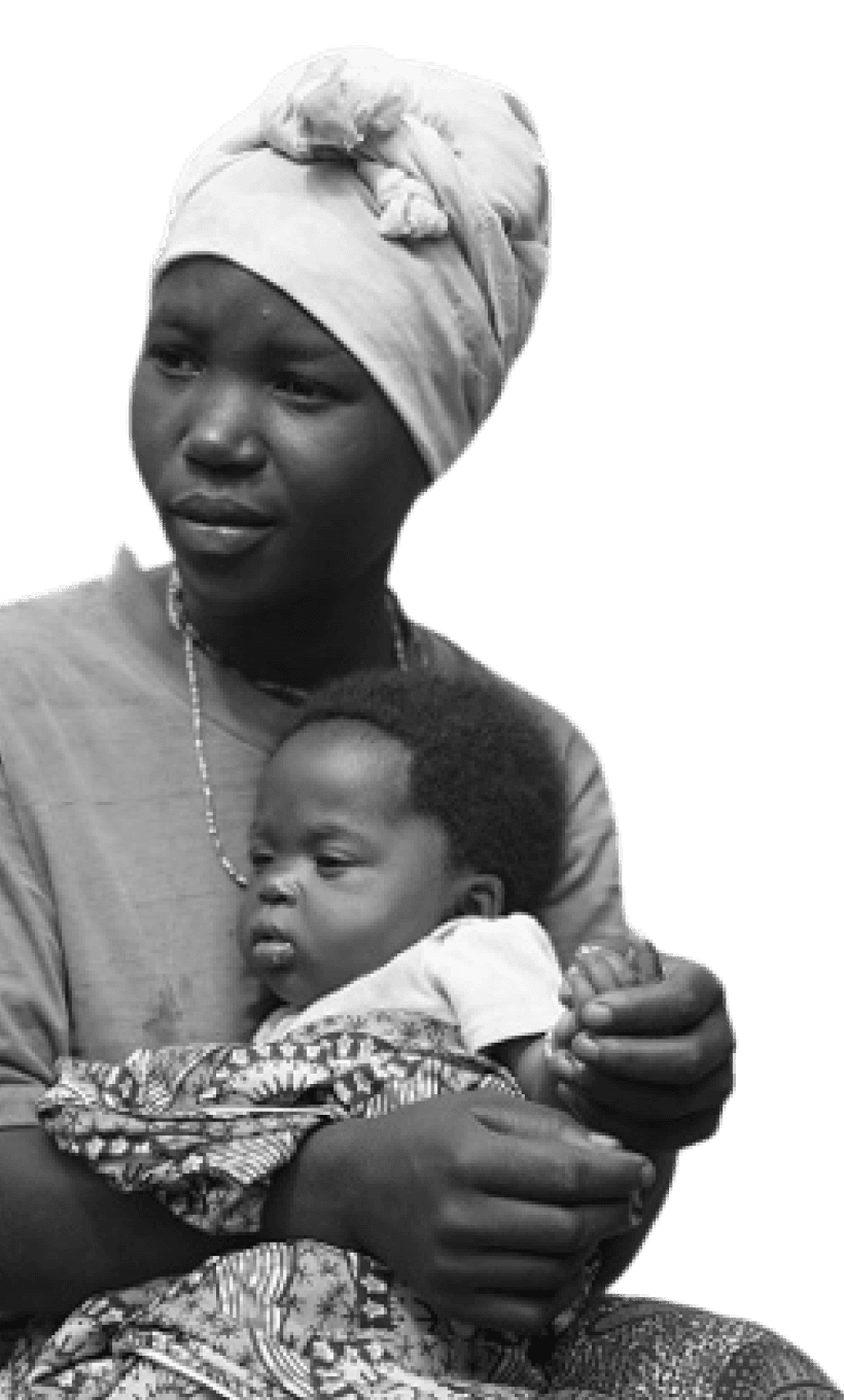 mother and a baby