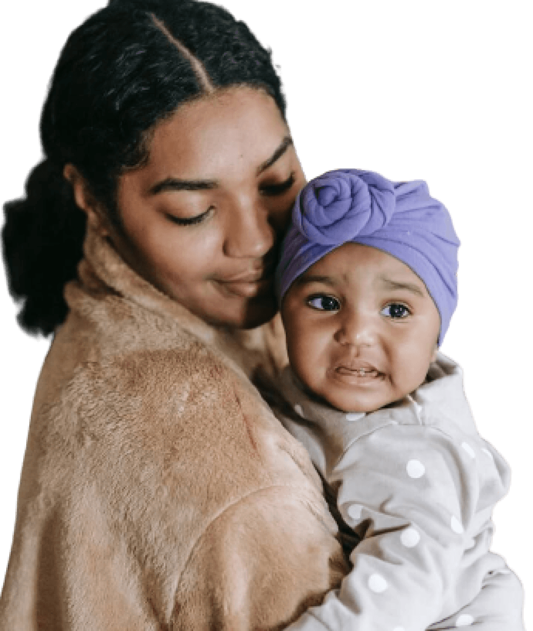 mother and a baby