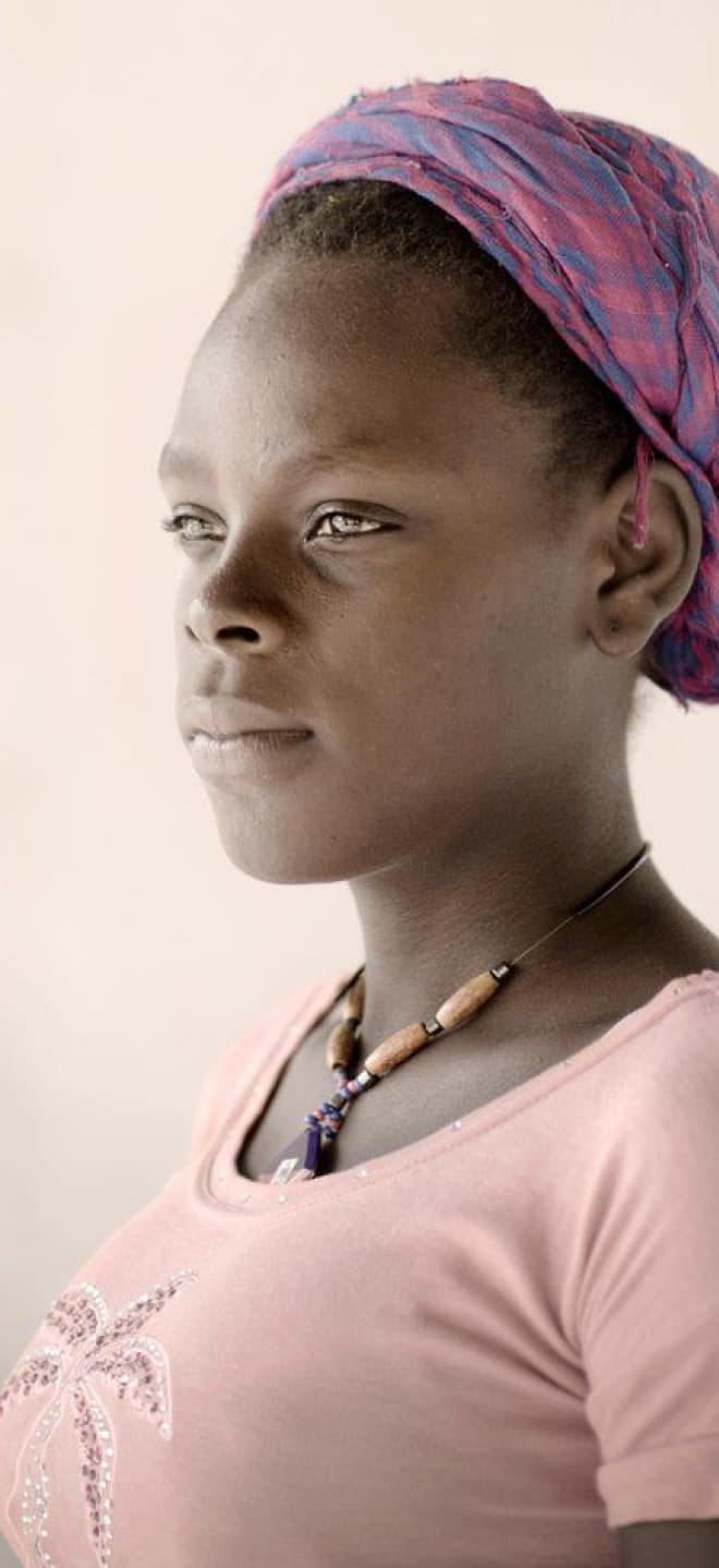 A young woman